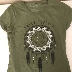 Olive Green Dreamcatcher Tee